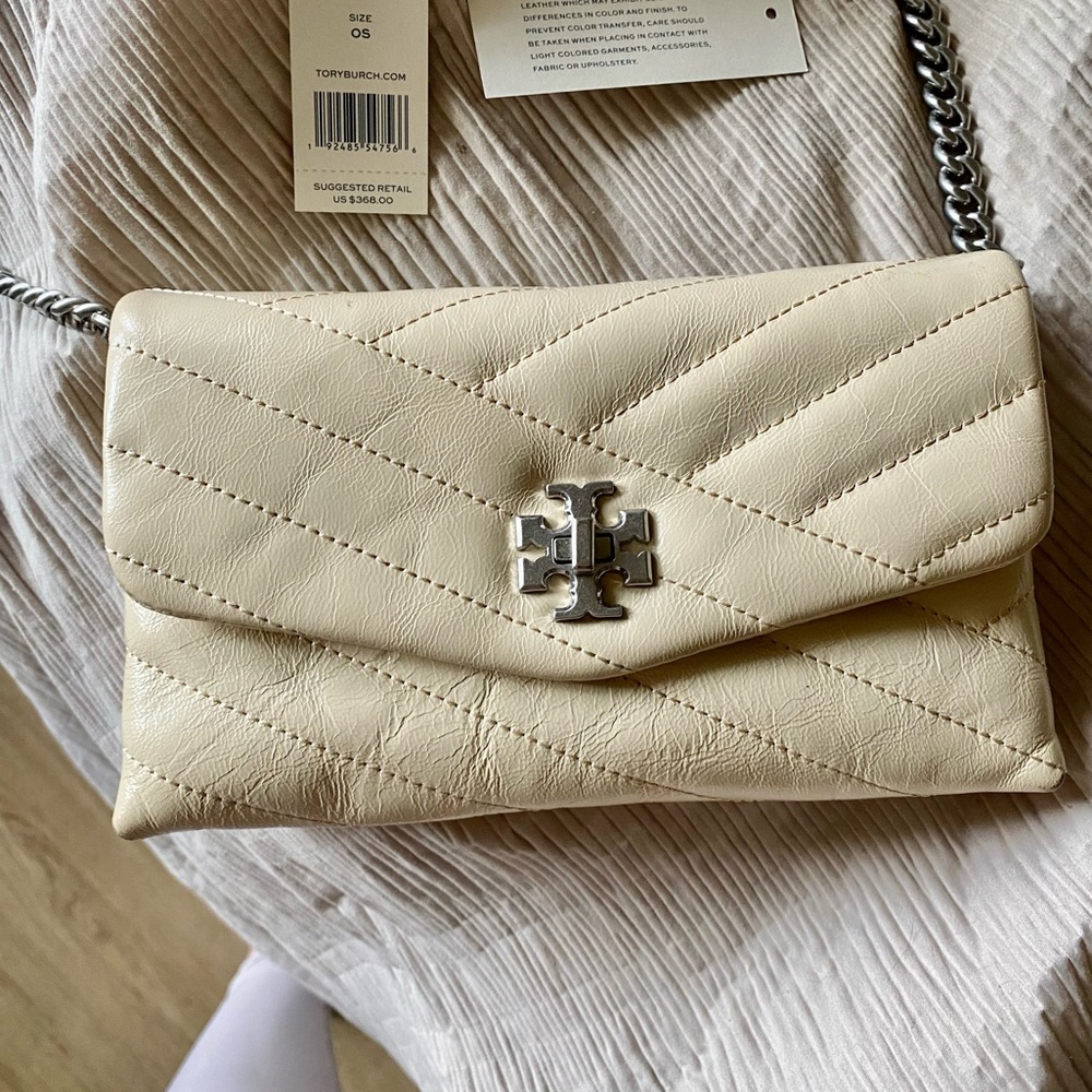 Tory Burch Distressed Kira Chain Wallet